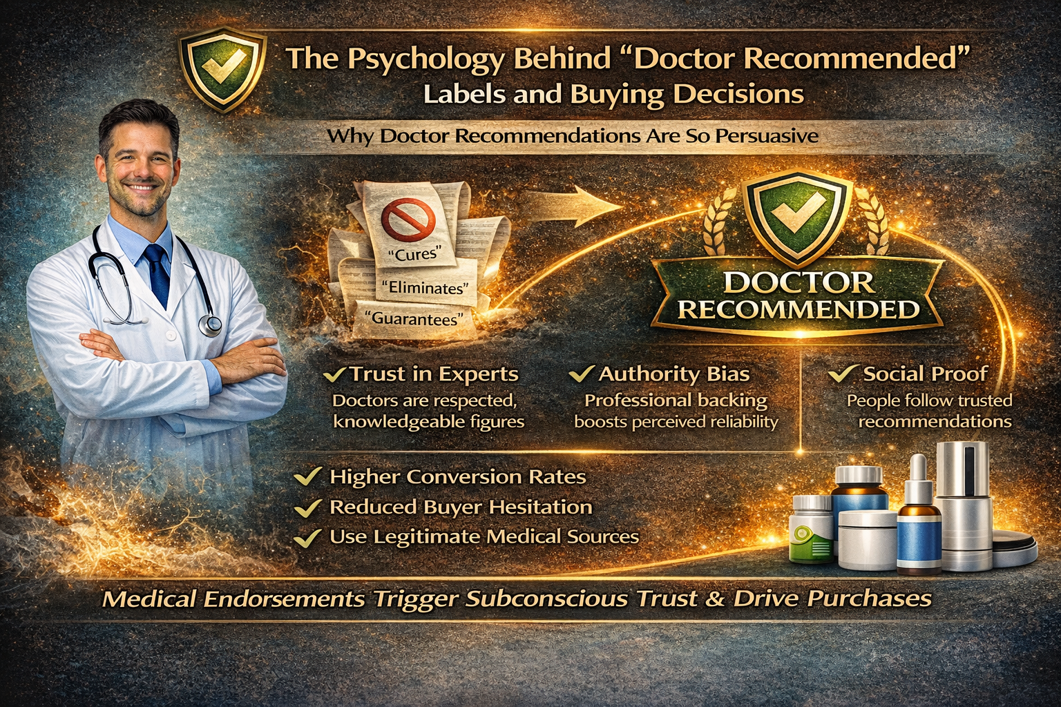 The Psychology Behind “Doctor Recommended” Labels and Buying Decisions